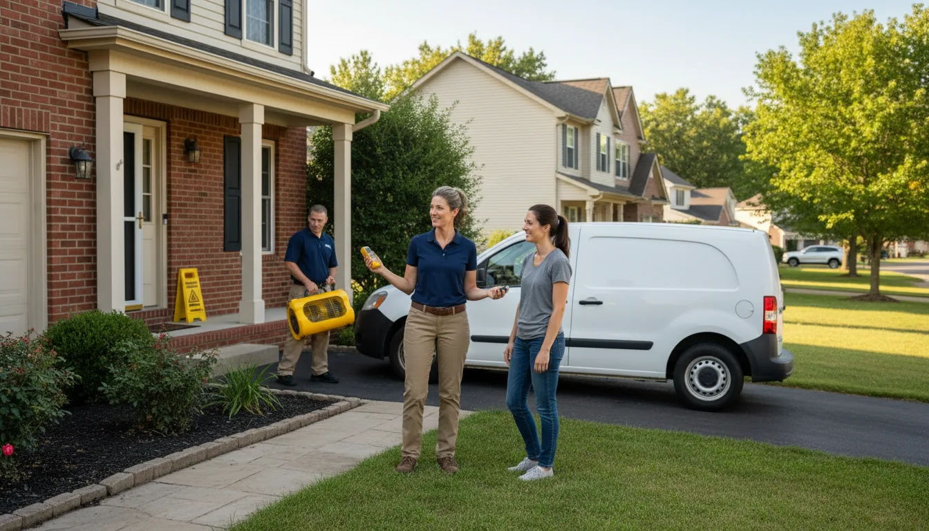 Residential water damage restoration in Altaville, CA